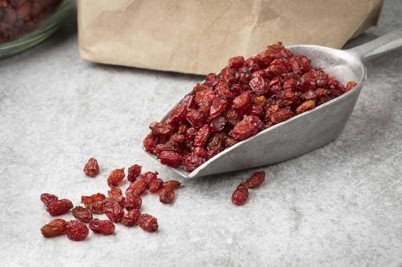 زرشک قرمز پفکی مناسب مصارف خانگی و صنعتی